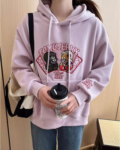 【裏起毛】超人気 ファッション スウィート 刺繍 パーカーins-6357