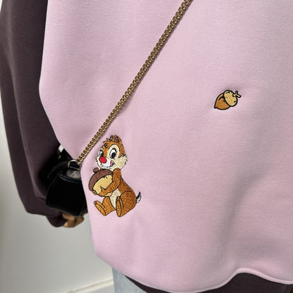 【裏起毛】韓国系 刺繡ロゴ厚手ゆったりフード付きパーカ全3色 ins-4740