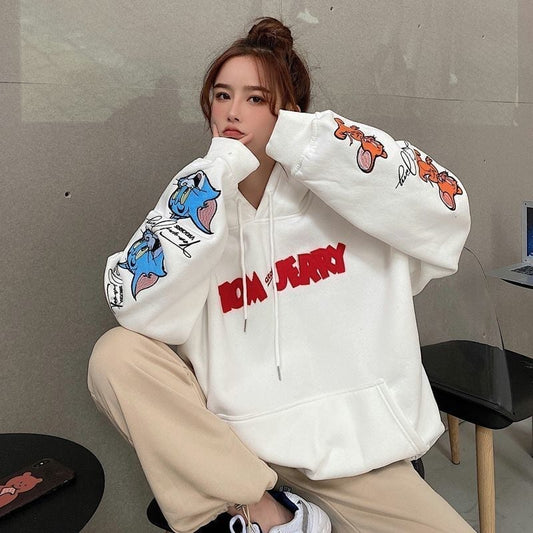 【人気急上昇中！】（裏起毛あり） 美人度アップ 刺繍ロゴフード付きパーカー  全2色ins-4363