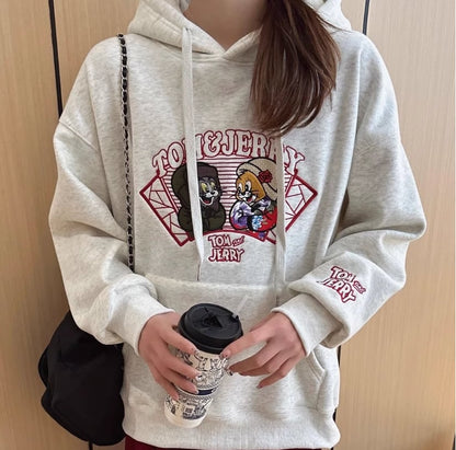 【裏起毛】超人気 ファッション スウィート 刺繍 パーカーins-6357