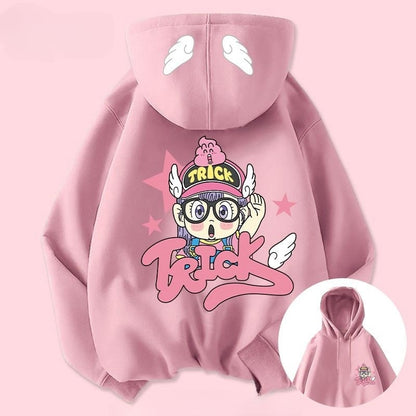 【裏起毛】おすすめ カジュアル キュート 個性派 パーカーins-6321