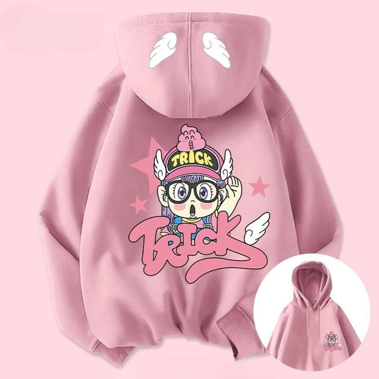 【裏起毛】おすすめ カジュアル キュート 個性派 パーカーins-6321