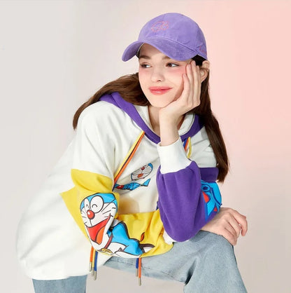 ストレート系 カラーマッチング プリントロゴ フード付き パーカーins-5195