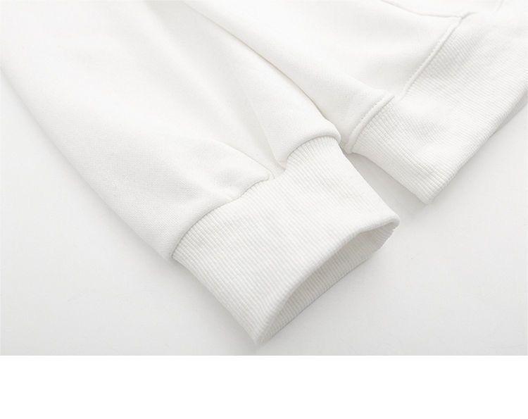 絶対流行ロゴプリント裏起毛 厚手全6色フード付きパーカins-4582