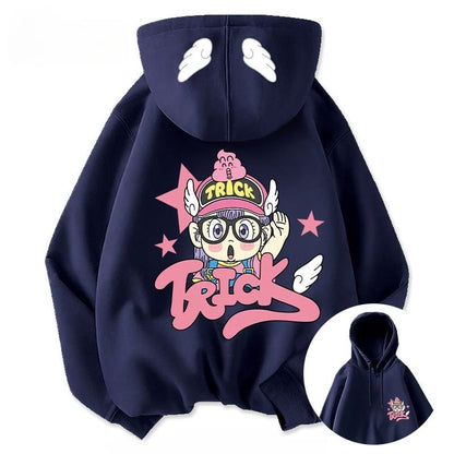 【裏起毛】おすすめ カジュアル キュート 個性派 パーカーins-6321