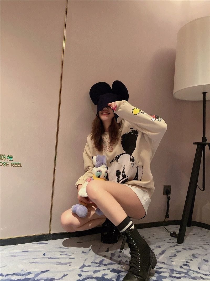 大活躍親子ペアルックパーカーins-5232