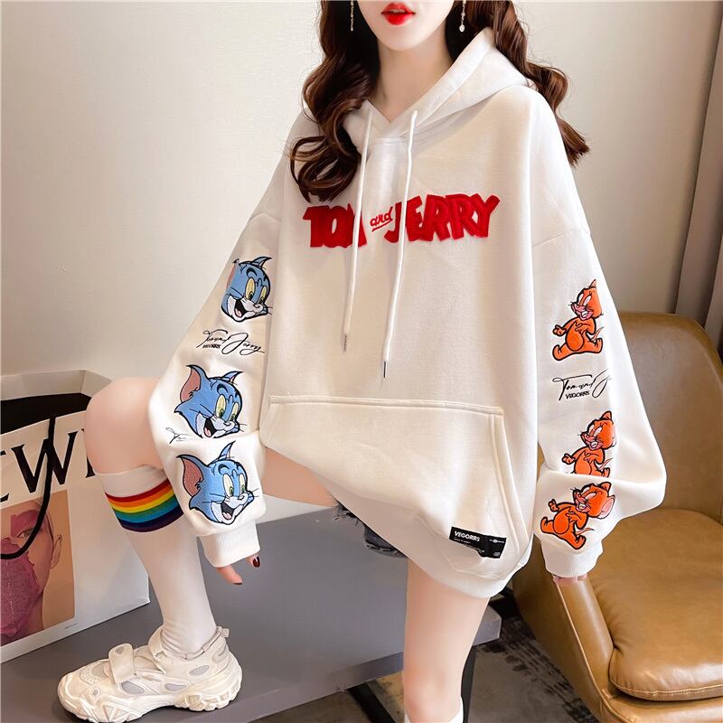 【人気急上昇中！】（裏起毛あり） 美人度アップ 刺繍ロゴフード付きパーカー  全2色ins-4363