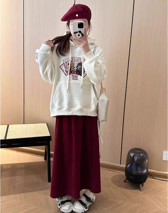 【裏起毛】超人気 ファッション スウィート 刺繍 パーカーins-6357