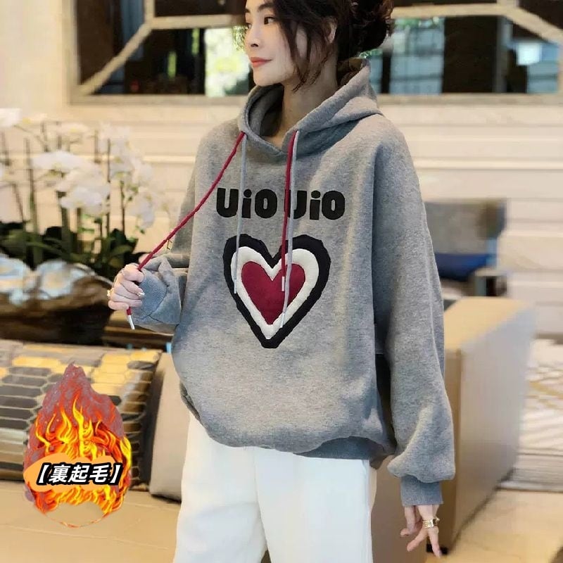 【裏起毛あり】定番シンプル カジュアル パーカーins-6101