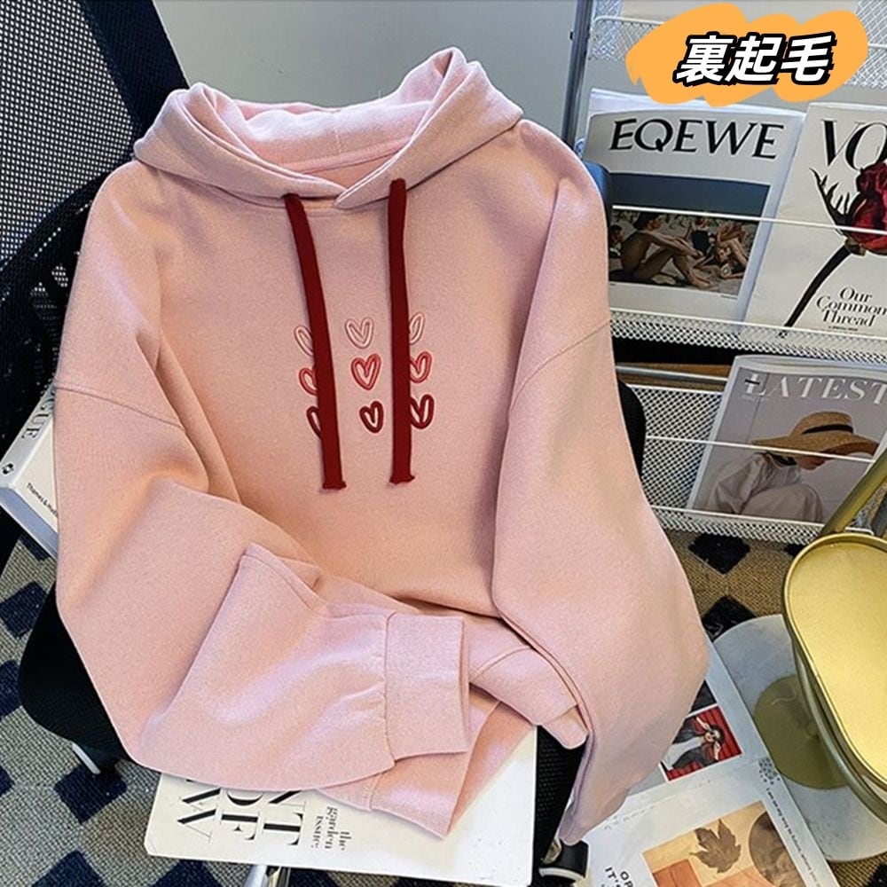 【裏起毛あり】定番シンプル 大好評 カジュアル パーカーins-6097