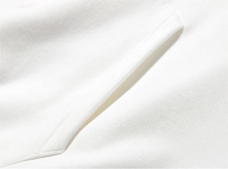 ストレート系 カラーマッチング プリントロゴ フード付き パーカーins-5195