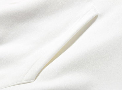 ストレート系 カラーマッチング プリントロゴ フード付き パーカーins-5195