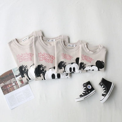 大活躍親子ペアルックパーカーins-5232